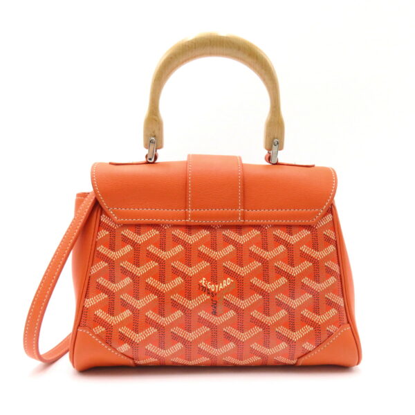 2101218193336 2 Goyard Saigon Mini Soft Canvas 2Way Shoulder Bag Orange