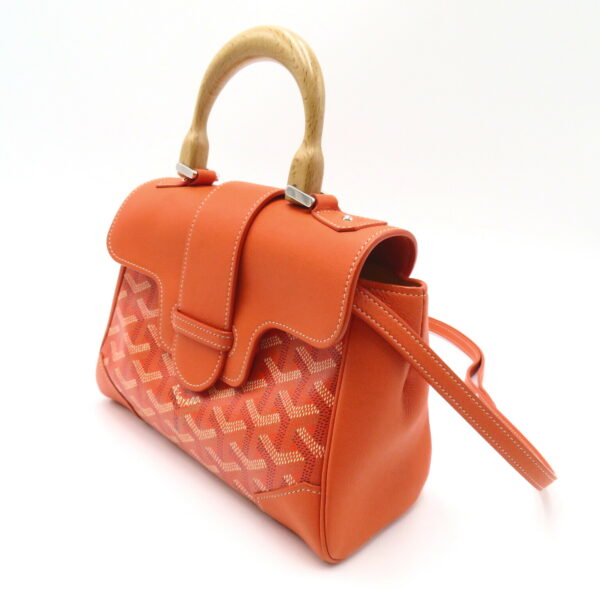 2101218193336 3 Goyard Saigon Mini Soft Canvas 2Way Shoulder Bag Orange