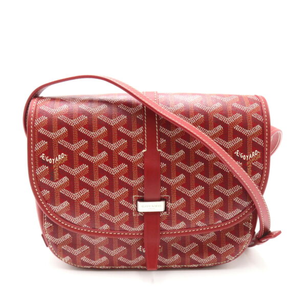 2101218193367 1 Goyard Belvedere Pm Canvas Shoulder Bag Red