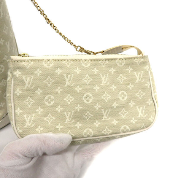 210206605 Louis Vuitton Bucket PM Tote Bag Monogram Mini Beige