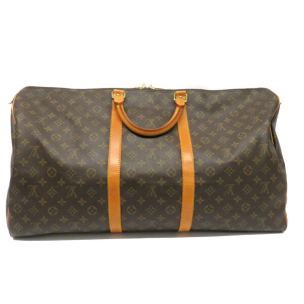 21025172 Louis Vuitton Keepall 60 Bag Monogram Canvas Brown