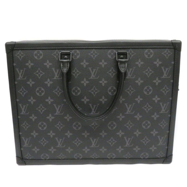 21025742 Louis Vuitton Soft Trunk Briefcase Monogram Eclipse Canvas Black