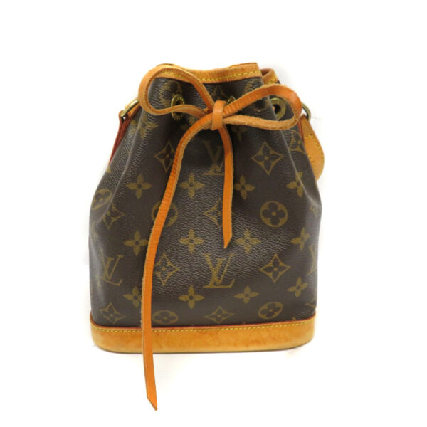 2102625 Louis Vuitton Mini Noe Drawstring Bag Monogram Canvas Brown