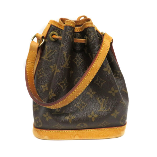 21026252 Louis Vuitton Mini Noe Drawstring Bag Monogram Canvas Brown