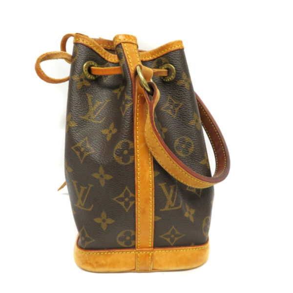 21026253 Louis Vuitton Mini Noe Drawstring Bag Monogram Canvas Brown