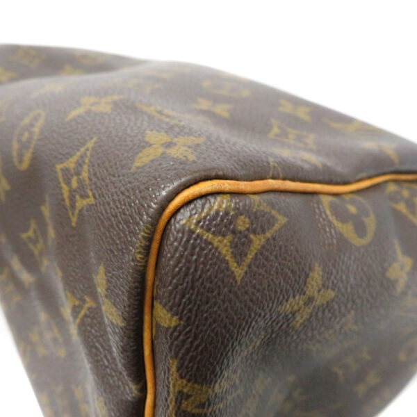 210280205 Louis Vuitton Speedy 30 Bag Monogram Canvas Brown