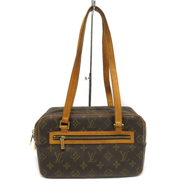 2102928 Louis Vuitton Cite MM Handbag Monogram Canvas Brown