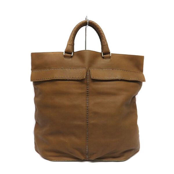 2103201 Bottega Veneta Tote Bag Leather Brown