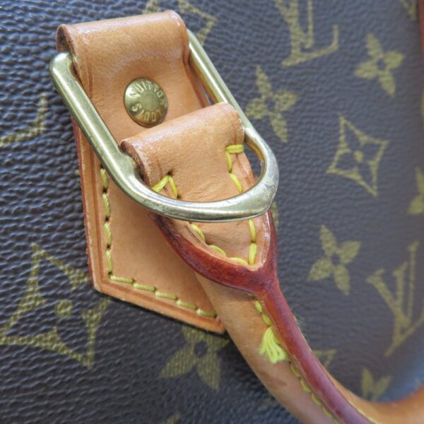 210409206 Louis Vuitton Alma Handbag Monogram Canvas Brown