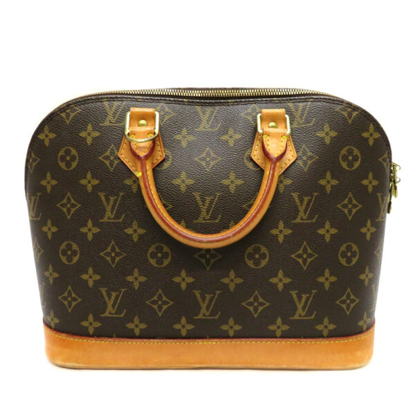 21040922 Louis Vuitton Alma Handbag Monogram Canvas Brown