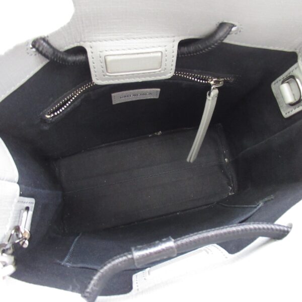 2104102225700 8 Balenciaga 2way Shopping Tote XXS Shoulder Bag Calf Black