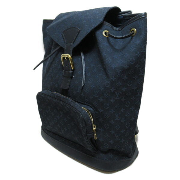 2104102226714 3 Louis Vuitton Montsouris GM Rucksack Monogram Blue