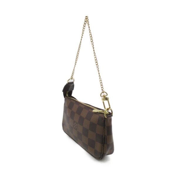 2104102237604 2 Louis Vuitton Mini Pochette Accessoire Pouch Damier Brown