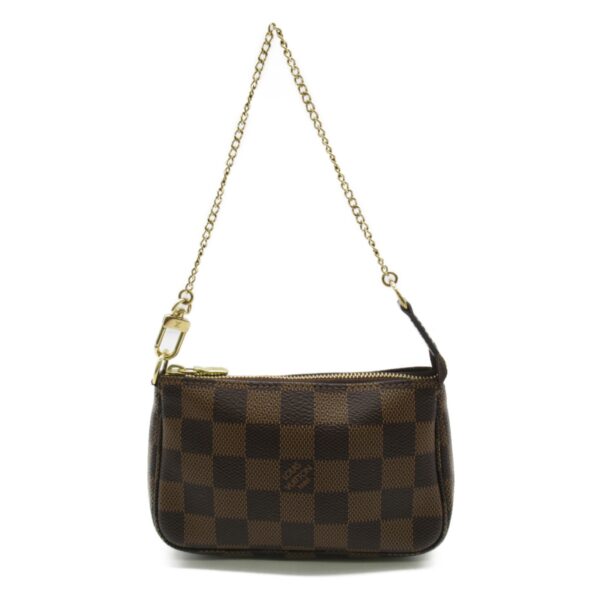 2104102237604 3 Louis Vuitton Mini Pochette Accessoire Pouch Damier Brown