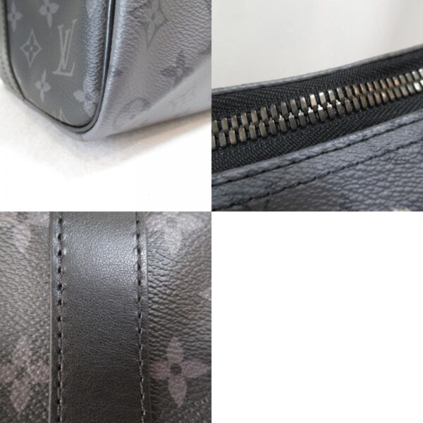 2104102238465 8c Louis Vuitton Keepall Bandouliere 50 Bag Monogram Eclipse Black