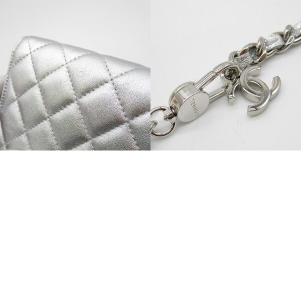 2104102242530 7c CHANEL Chain Pochette Shoulder Bag Lambskin