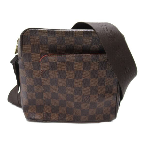 2104102250238 5 LOUIS VUITTON Olaf PM Shoulder Bag Damier Brown