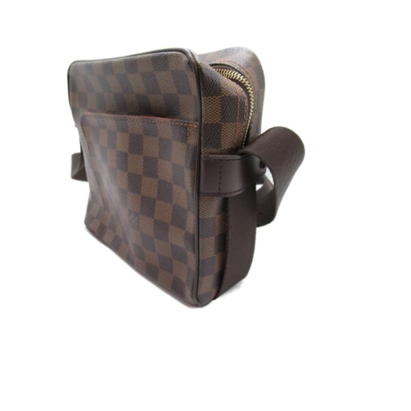 2104102250238 6 LOUIS VUITTON Olaf PM Shoulder Bag Damier Brown