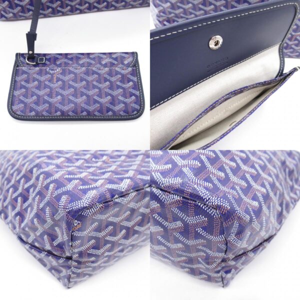 2104102251525 8c Goyard Saint Louis PM Canvas Tote Bag Purple