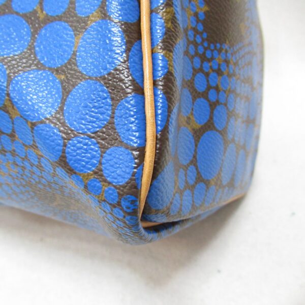 2104102258036 6 LOUIS VUITTON Speedy 30 Handbag Blue Monogram Bag