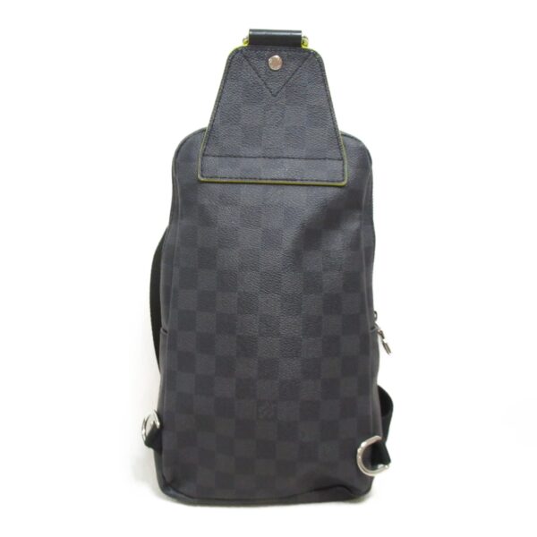 2104102263184 3 Louis Vuitton Stickers Avenue Sling Damier Graphite Shoulder Bag Black Rainbow