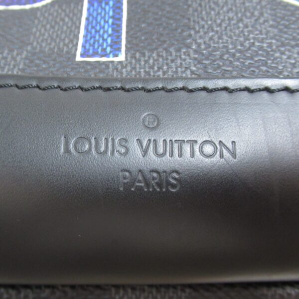 2104102263184 8 Louis Vuitton Stickers Avenue Sling Damier Graphite Shoulder Bag Black Rainbow