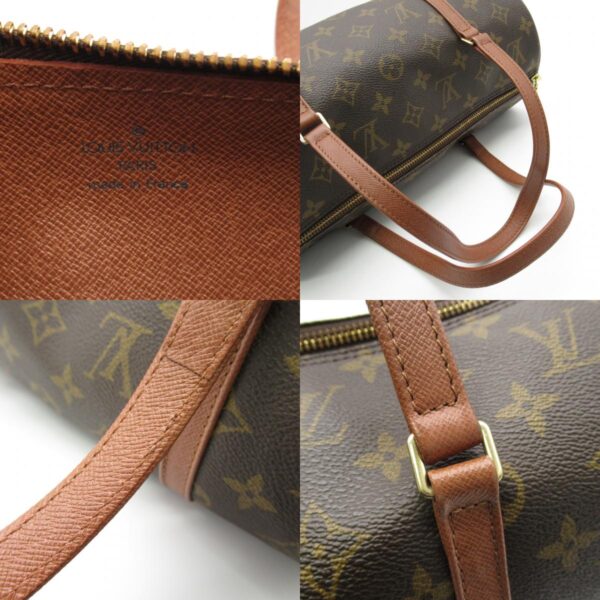 2104102263337 9c Louis Vuitton Papillon GM Monogram Shoulder Bag Brown