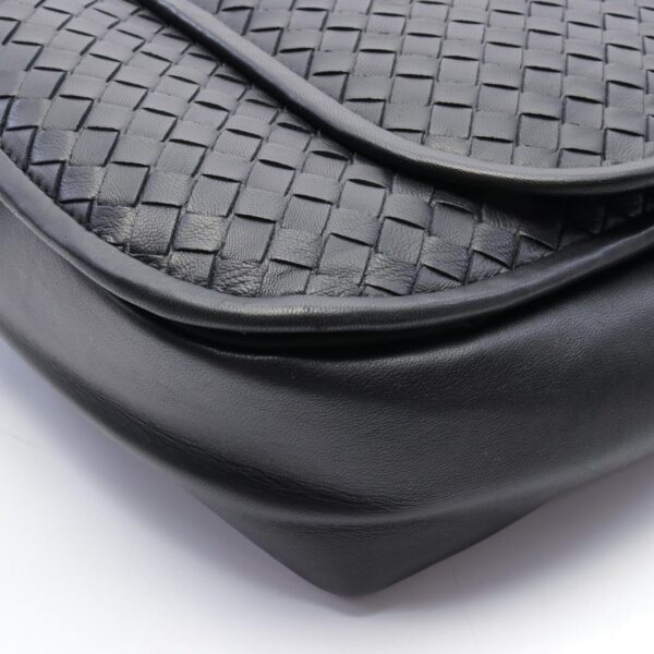 2104102267472 6 Bottega Veneta Intrecciato Leather Shoulder Bag Black