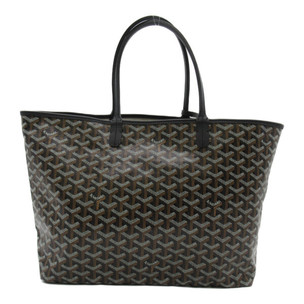 2104102271134 01 Goyard Saint Louis PM Canvas Tote Bag Black White