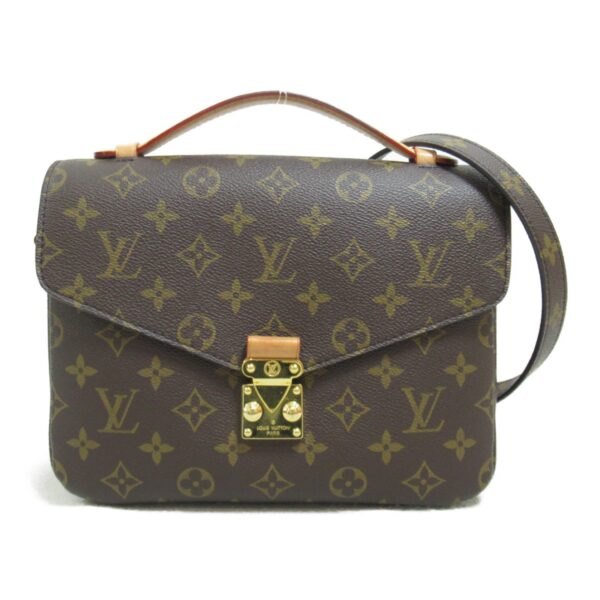 2104102276818 2 Louis Vuitton Pochette Metis MM 2 Way Shoulder Bag Brown