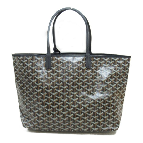 2104102285254 3 Goyard Saint Louis Pm Canvas Canvas Tote Bag Black