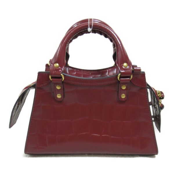 2104102285452 3 Balenciaga 2way Shoulder Bag Bordeaux