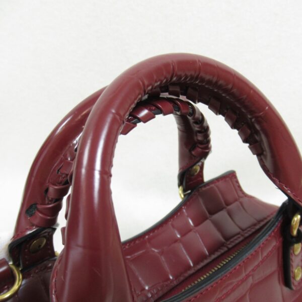 2104102285452 8 Balenciaga 2way Shoulder Bag Bordeaux