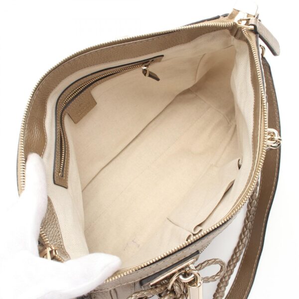 2104102286725 3 Gucci Bella Bamboo Tote Bag Beige