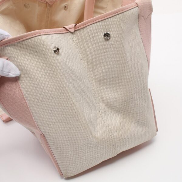 2104102294492 7 Balenciaga Blue Cabas S Tote Bag Ivory Pink