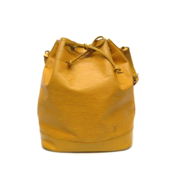 21048991 Louis Vuitton Noe Drawstring Bag Epi Leather Yellow Purple