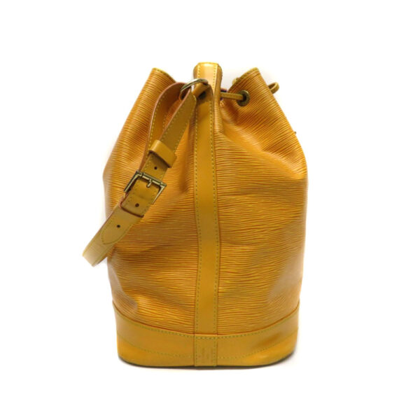 21048993 Louis Vuitton Noe Drawstring Bag Epi Leather Yellow Purple