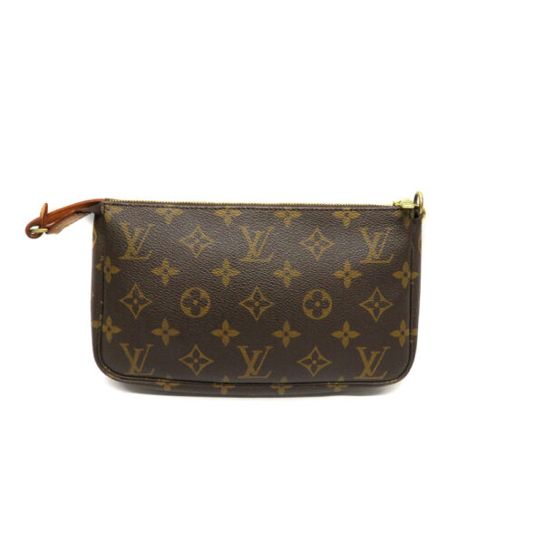 21053182 Louis Vuitton Pochette Accessoire Pouch Monogram Canvas Brown