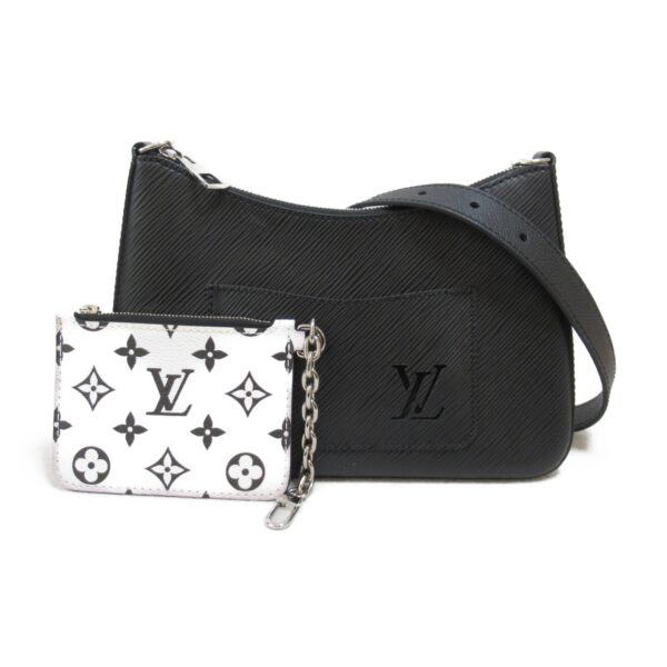 2106800529890 2 Louis Vuitton Marelle 2way Shoulder Bag Epi Black