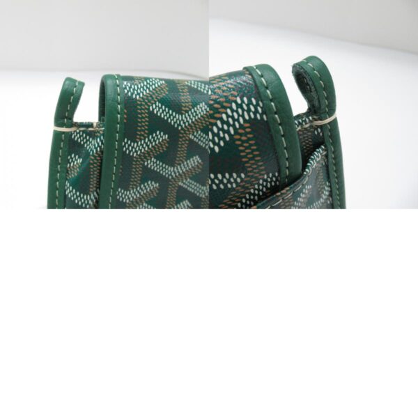 2106800530988 10c Goyard Plumet Canvas Shoulder Bag Green