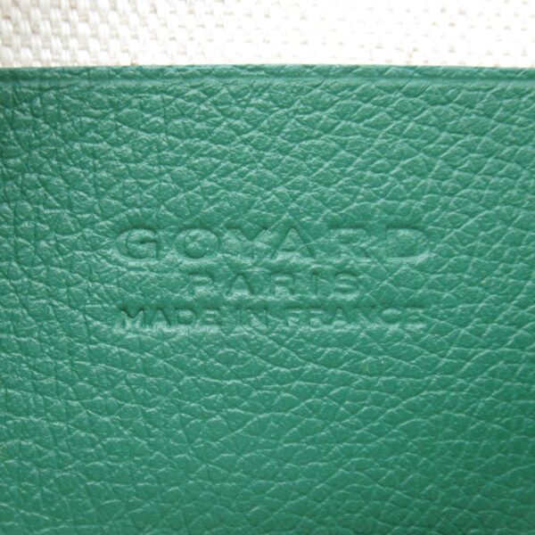 2106800530988 12 Goyard Plumet Canvas Shoulder Bag Green