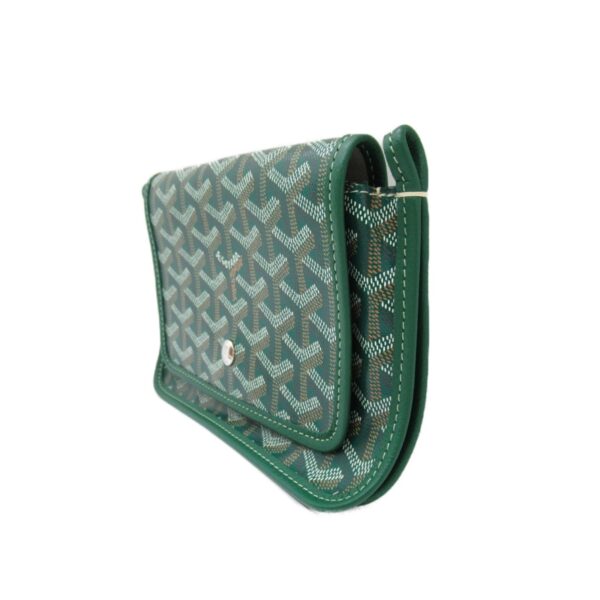 2106800530988 4 Goyard Plumet Canvas Shoulder Bag Green