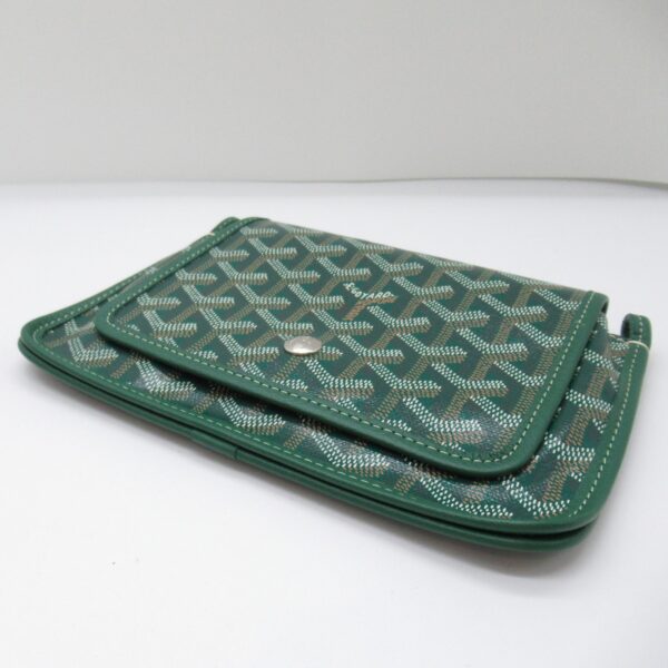 2106800530988 6 Goyard Plumet Canvas Shoulder Bag Green