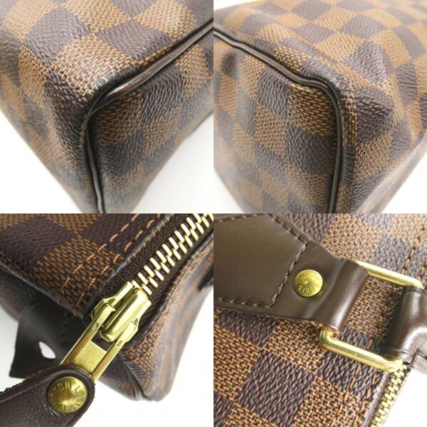 2106800532807 13c LOUIS VUITTON Speedy 25 Handbag Damier Brown