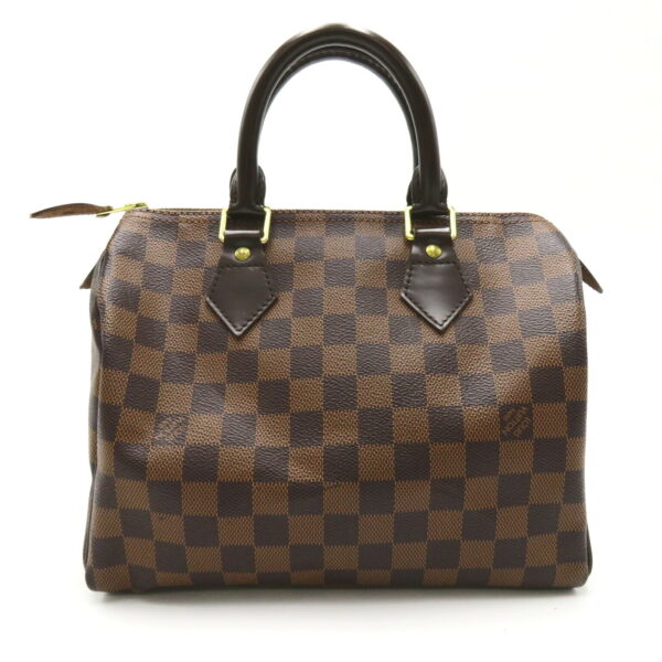 2106800532807 2 LOUIS VUITTON Speedy 25 Handbag Damier Brown