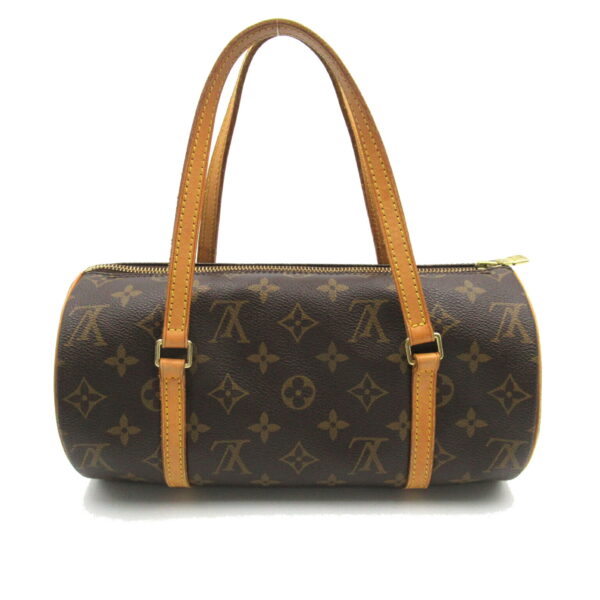 2106800537338 2 Louis Vuitton Papillon PM Monogram Handbag Brown