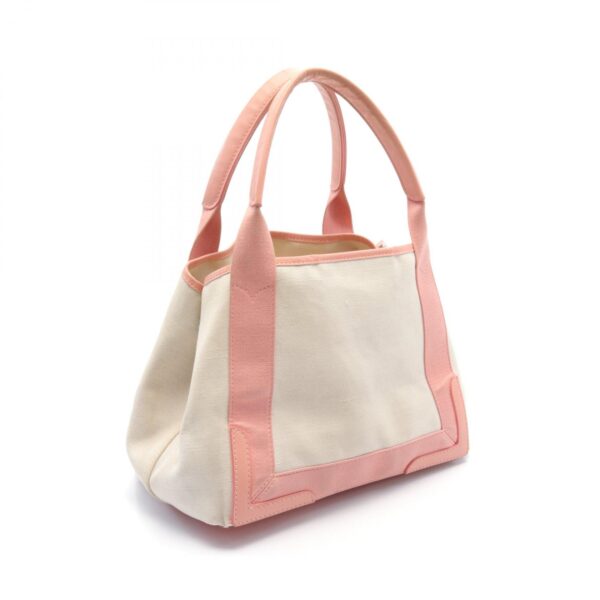 2106800538175 2 Balenciaga Blue Cabas S Tote Bag White Pink