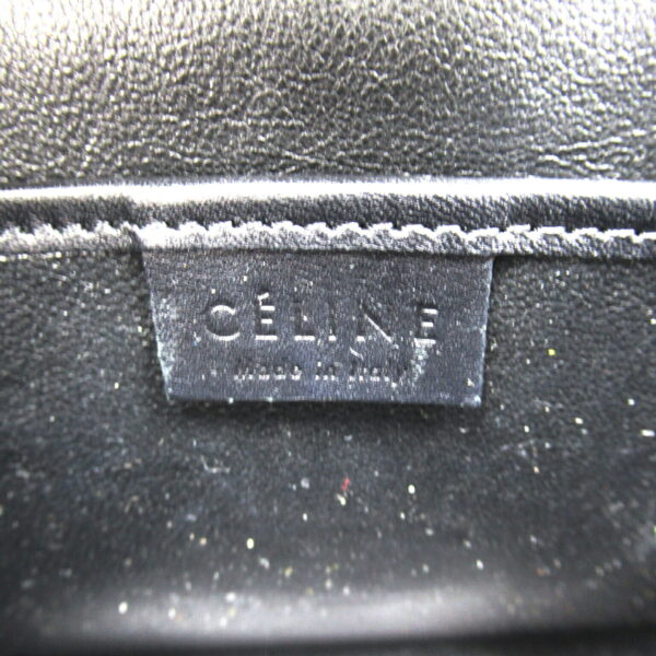 2106800539318 8 Celine Luggage Nano Leather Suede 2Way Shoulder Bag Blue Black