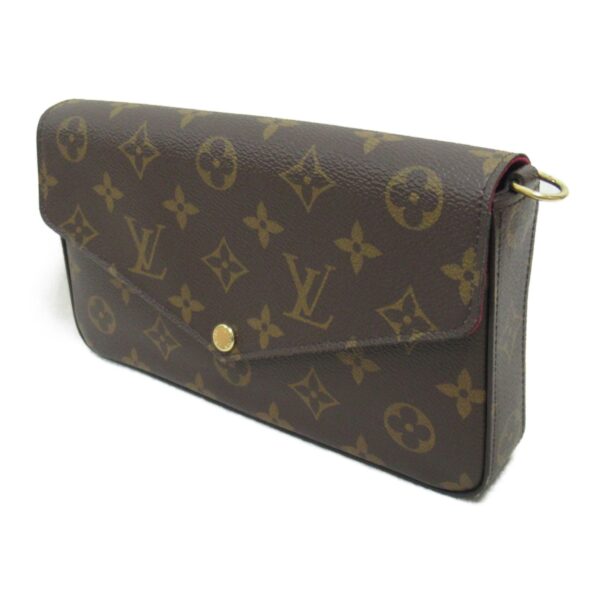 2106800540765 5 Louis Vuitton Pochette Félicie Monogram Shoulder Bag Brown