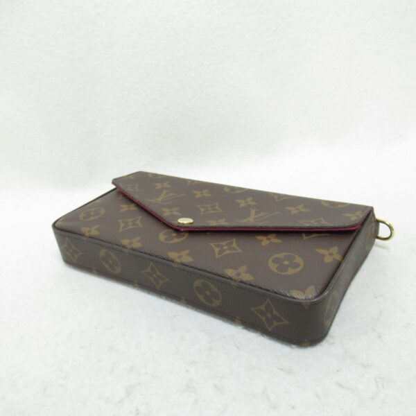 2106800540765 6 Louis Vuitton Pochette Félicie Monogram Shoulder Bag Brown